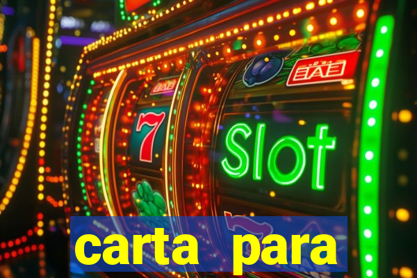 carta para encontrista homem